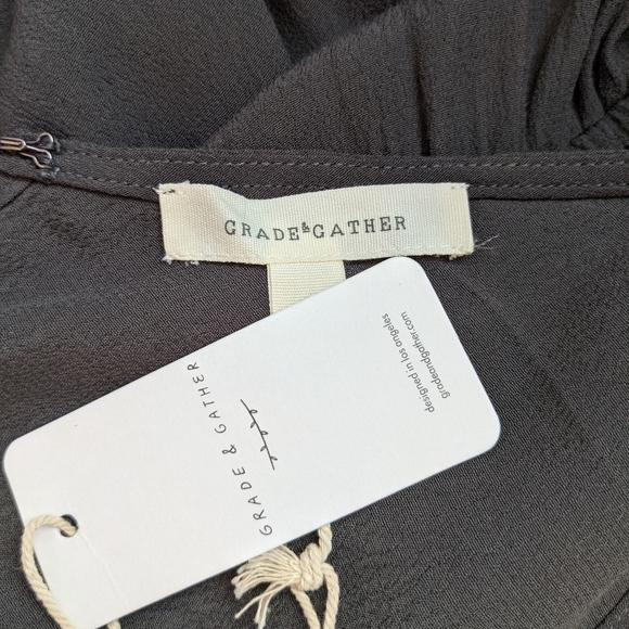 NWT Grade & Gather Coal Gray Jumpsuit - Picture 4 of 5